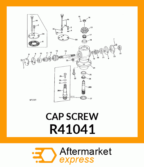 SCREW,SPECIAL CAP R41041