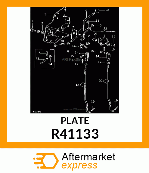 BELLCRANK,REVERSE VALVE OPR R41133