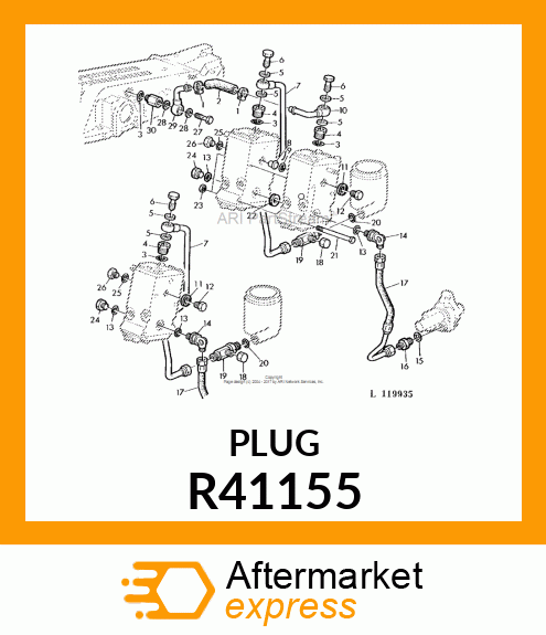 FITTING PLUG R41155