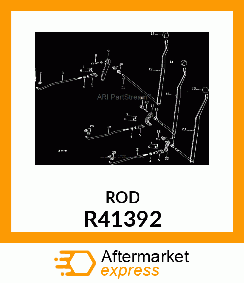 ROD,SELECTIVE CONTROL VALVE LEVER R41392