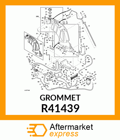 GROMMET, GROMMET R41439