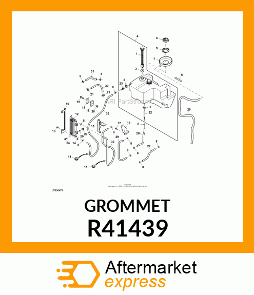 GROMMET, GROMMET R41439