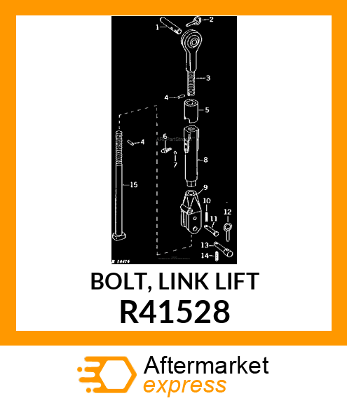 BOLT, LINK LIFT R41528