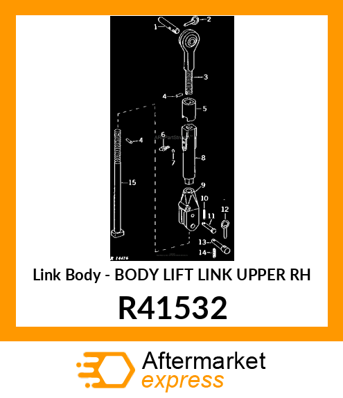 Link Body - BODY LIFT LINK UPPER RH R41532