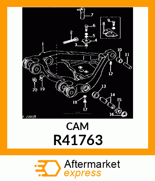 RETAINER,LOAD CONTROL SHAFT R41763