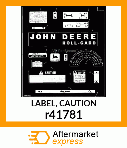 LABEL, CAUTION r41781