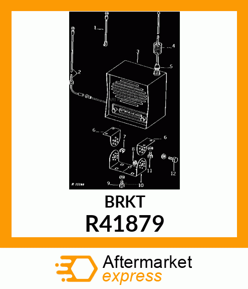 BRACKET,RADIO MOUNTING R41879