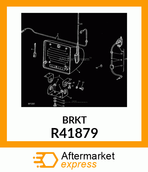 BRACKET,RADIO MOUNTING R41879