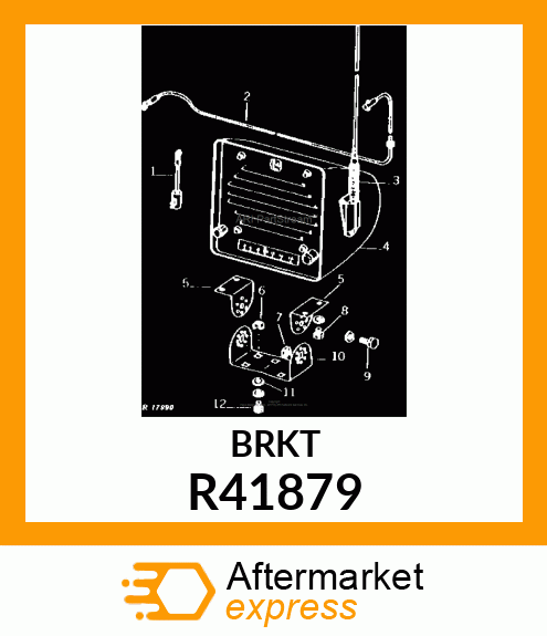 BRACKET,RADIO MOUNTING R41879