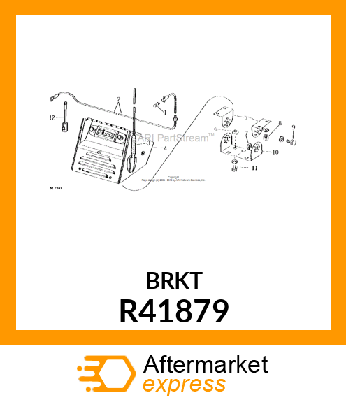 BRACKET,RADIO MOUNTING R41879