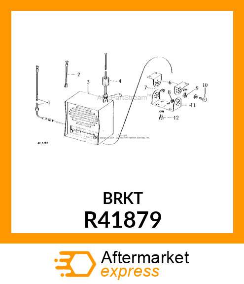 BRACKET,RADIO MOUNTING R41879