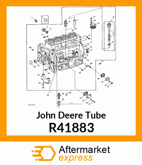 TUBE, OIL FILTER R41883