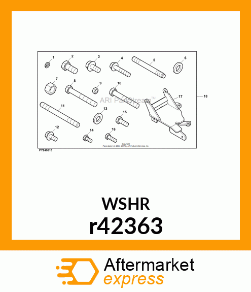 WASHER, SPECIAL r42363