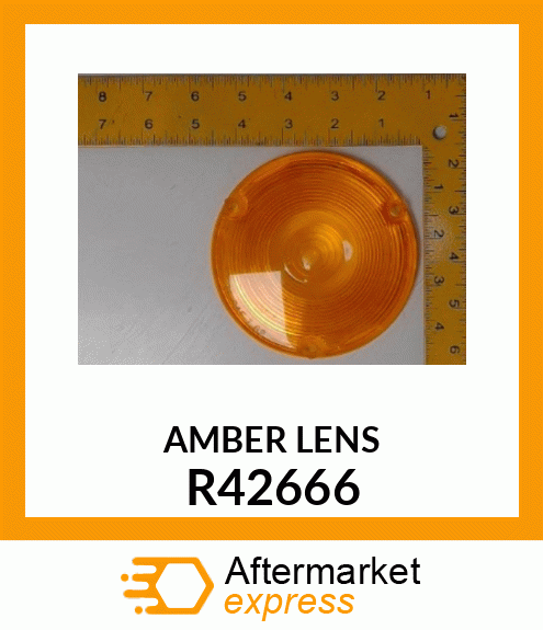 LENS,AMBER R42666