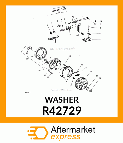 WASHER, SPECIAL. R42729