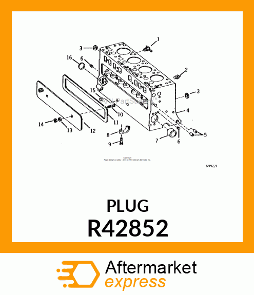 PLUG,SPECIAL PIPE R42852