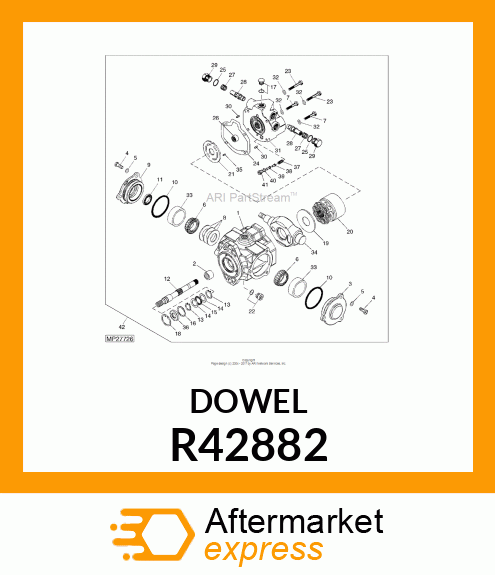 PIN,DOWEL R42882