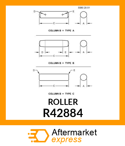 ROLLER,BEARING R42884