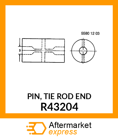 PIN, TIE ROD END R43204