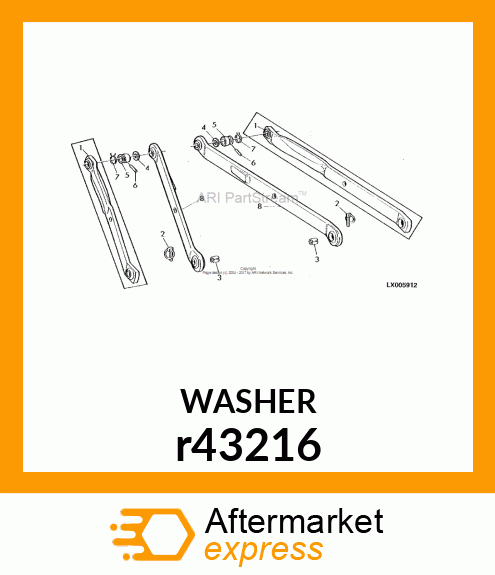 WASHER, THRUST R43216