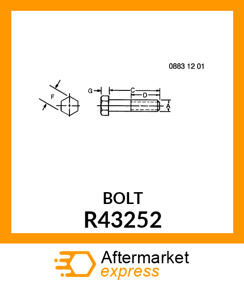 SCREW SPECIAL CAP R43252