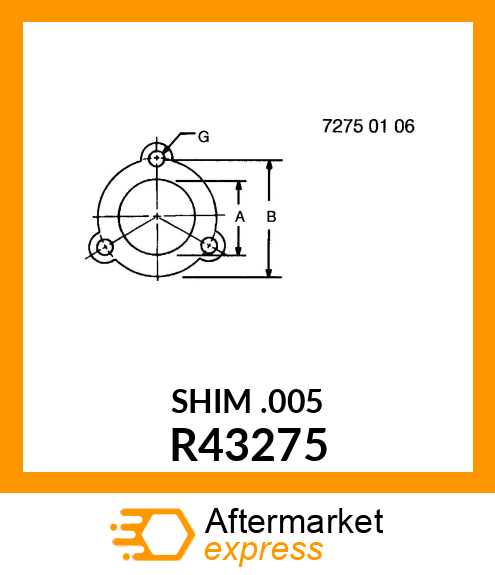 SHIM,.005 STEEL R43275