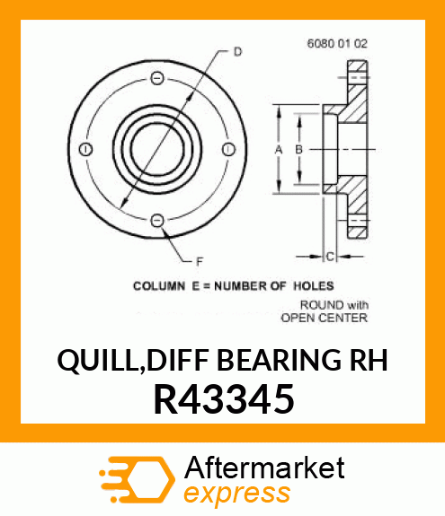 Bearing Housing W/O Bearing R43345