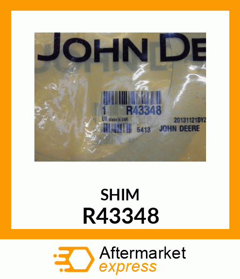 SHIM, .018 STEEL R43348