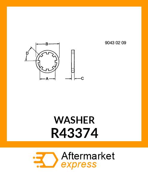 WASHER THRUST R43374