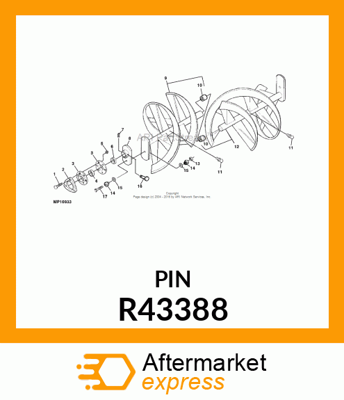 PIN SPECIAL HEADED R43388