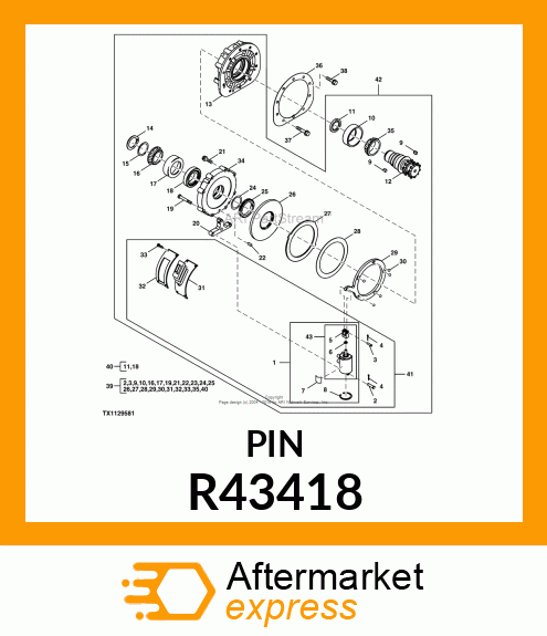 PIN,SPECIAL HEADED R43418