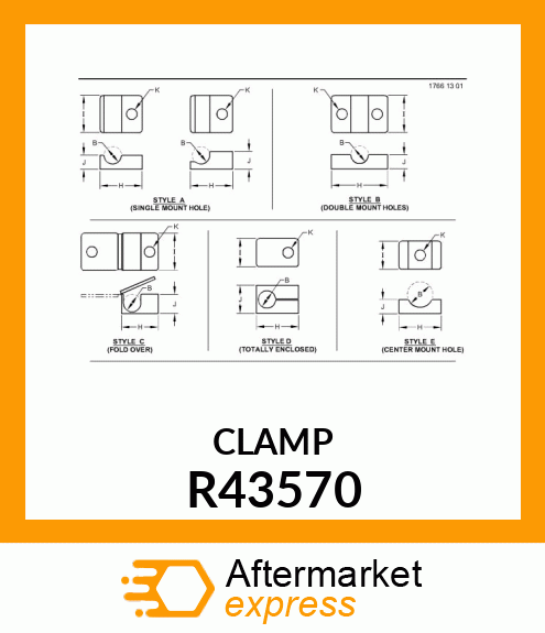 CLAMP HALF R43570