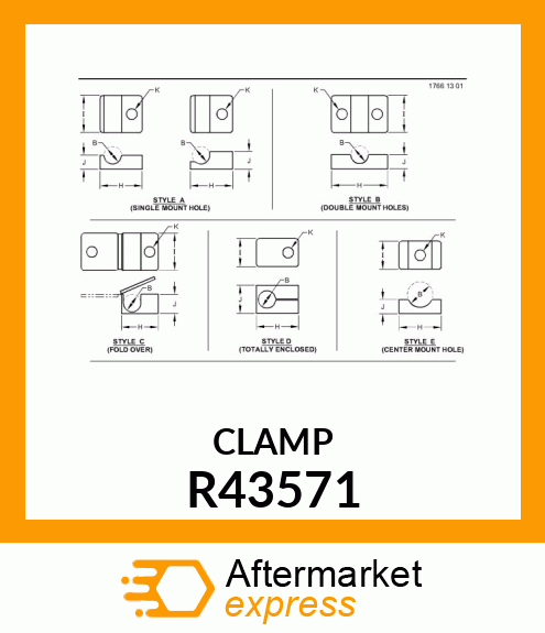 CLAMP HALF R43571