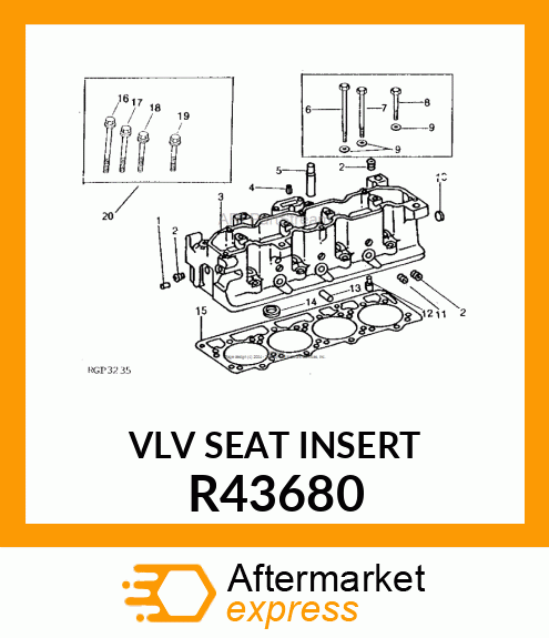 VALVE SEAT INSERT R43680