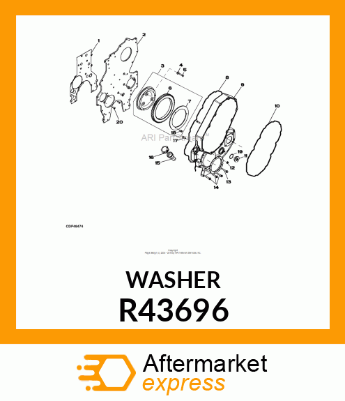 WASHER R43696