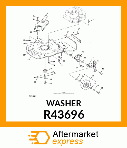 WASHER R43696