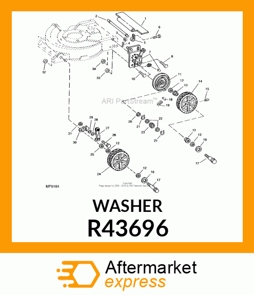 WASHER R43696