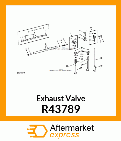 Exhaust Valve R43789