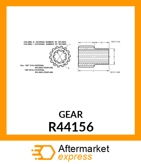 HUB,LOW BRAKE R44156