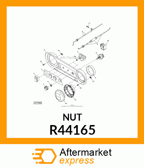 LOCK NUT, NUT,SPECIAL JAM R44165