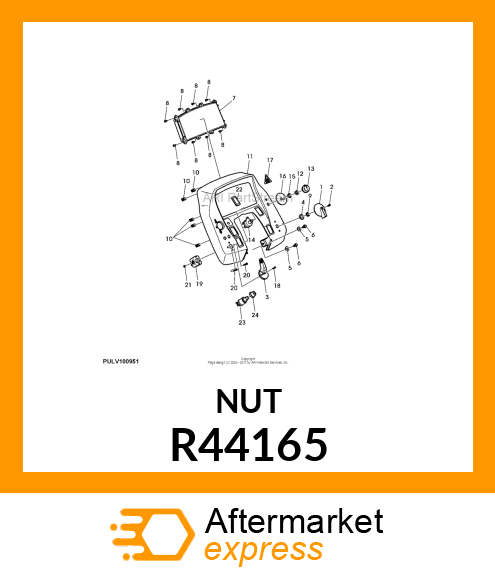 LOCK NUT, NUT,SPECIAL JAM R44165