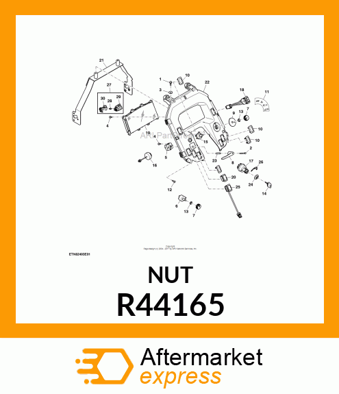 LOCK NUT, NUT,SPECIAL JAM R44165