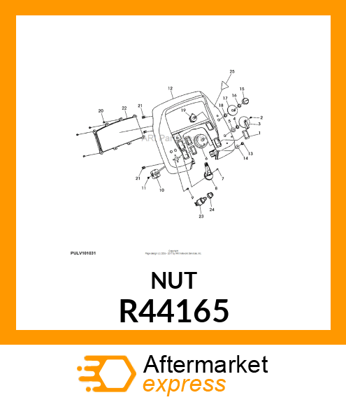 LOCK NUT, NUT,SPECIAL JAM R44165