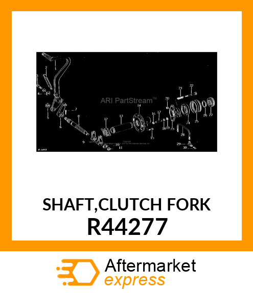 SHAFT,CLUTCH FORK R44277