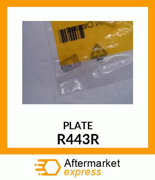 PLATE,LOCK R443R