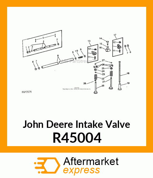 VALVE, INLET, .015 OVERSIZE R45004