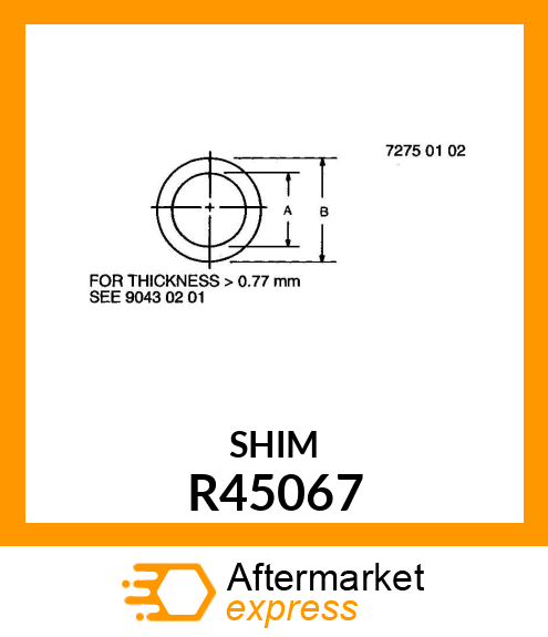 SHIM,.010 STEEL R45067