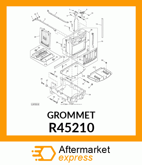 GROMMET LOAD CENTER WIRING CENTER R45210