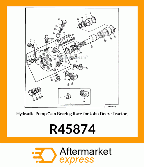 BEARING RACE R45874