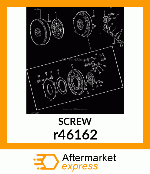 SCREW, SPECIAL CAP r46162